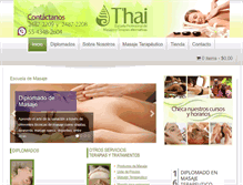 Tablet Screenshot of centrothai.com